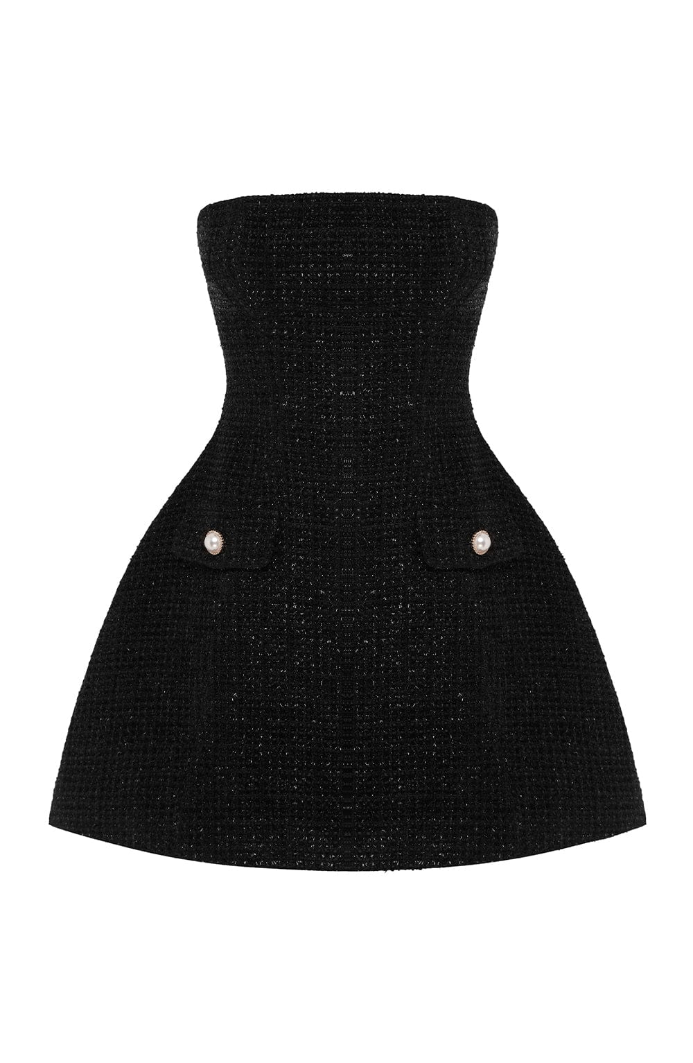Lottie Mini Dress - Black - Celestia Couture