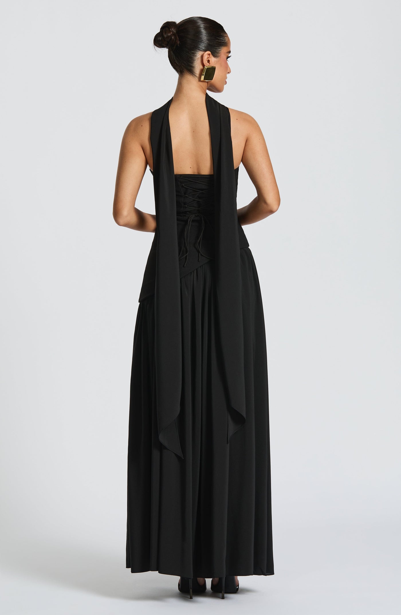 Aliyah Maxi Dress - Black