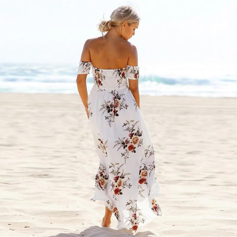 Floral Beach Summer Dress - Celestia Couture