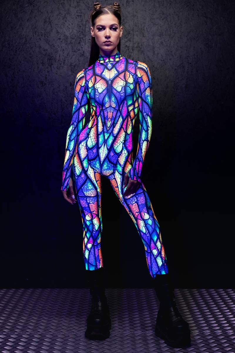 Neon Chameleon Costume