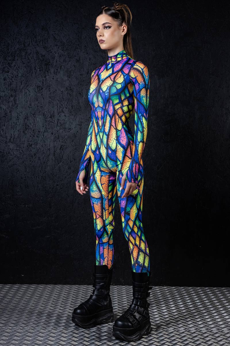Neon Chameleon Costume