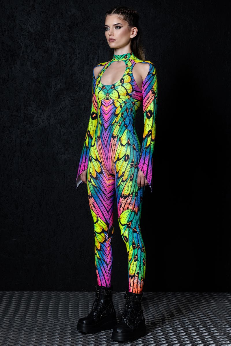 Neon Nymph Cut Out Costume