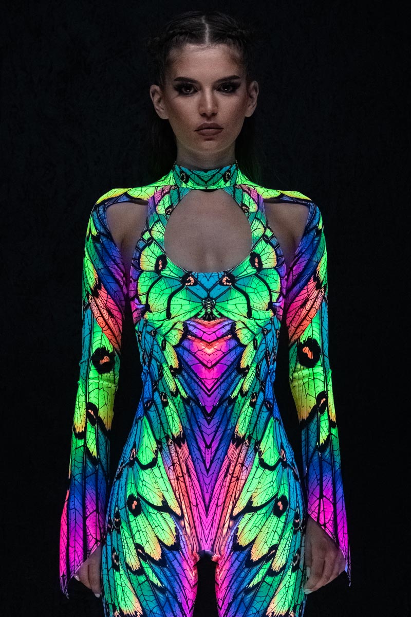 Neon Nymph Cut Out Costume