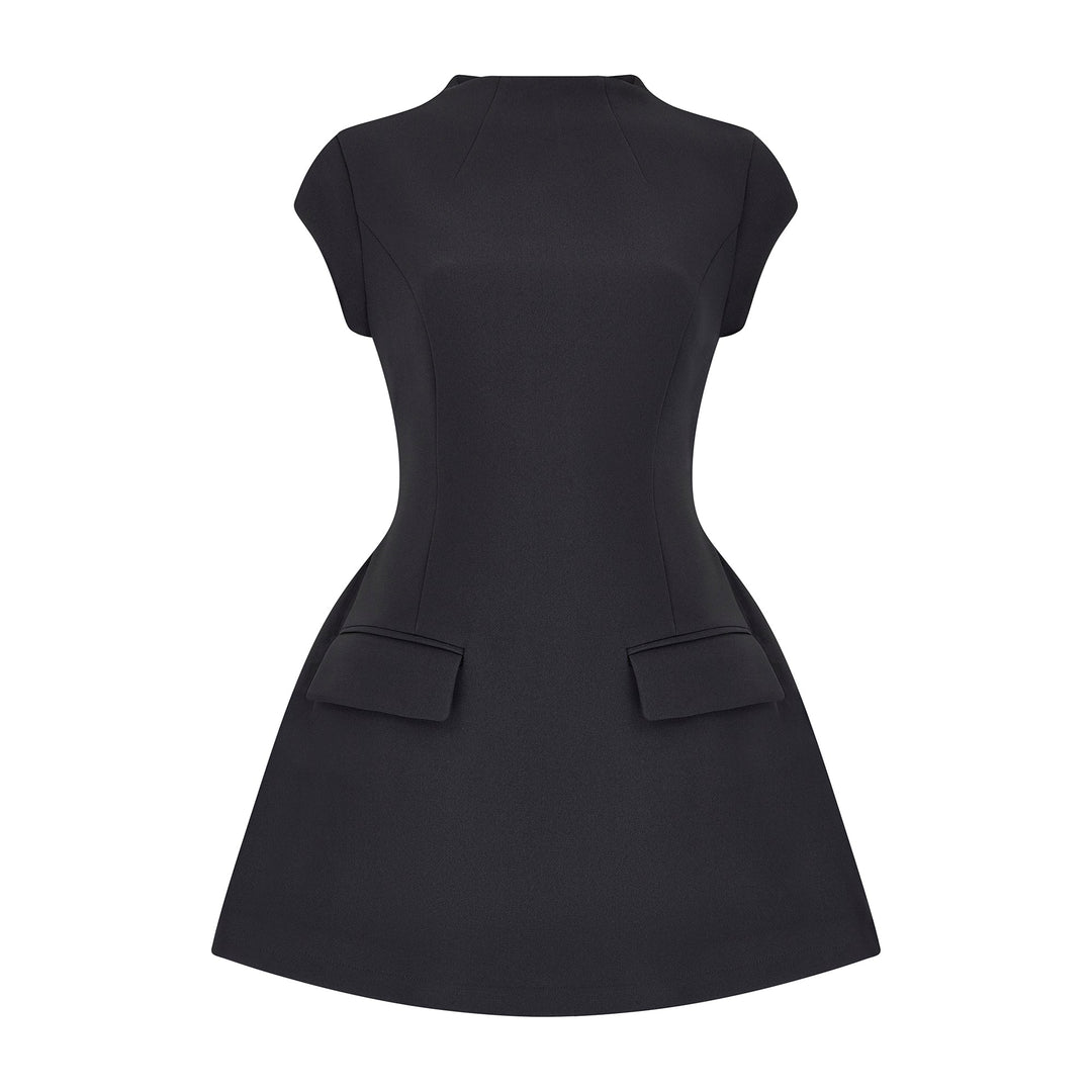 Celestia Cap Sleeve Mini Dress - Celestia Couture