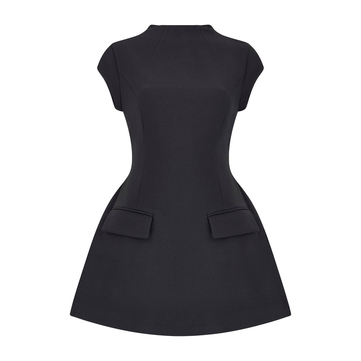 Celestia Cap Sleeve Mini Dress - Celestia Couture