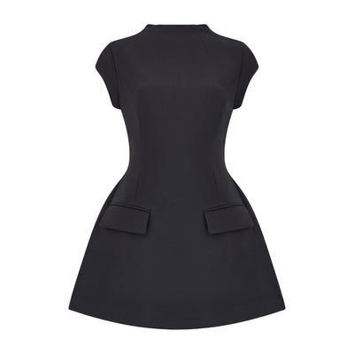 Celestia Cap Sleeve Mini Dress - Celestial Couture