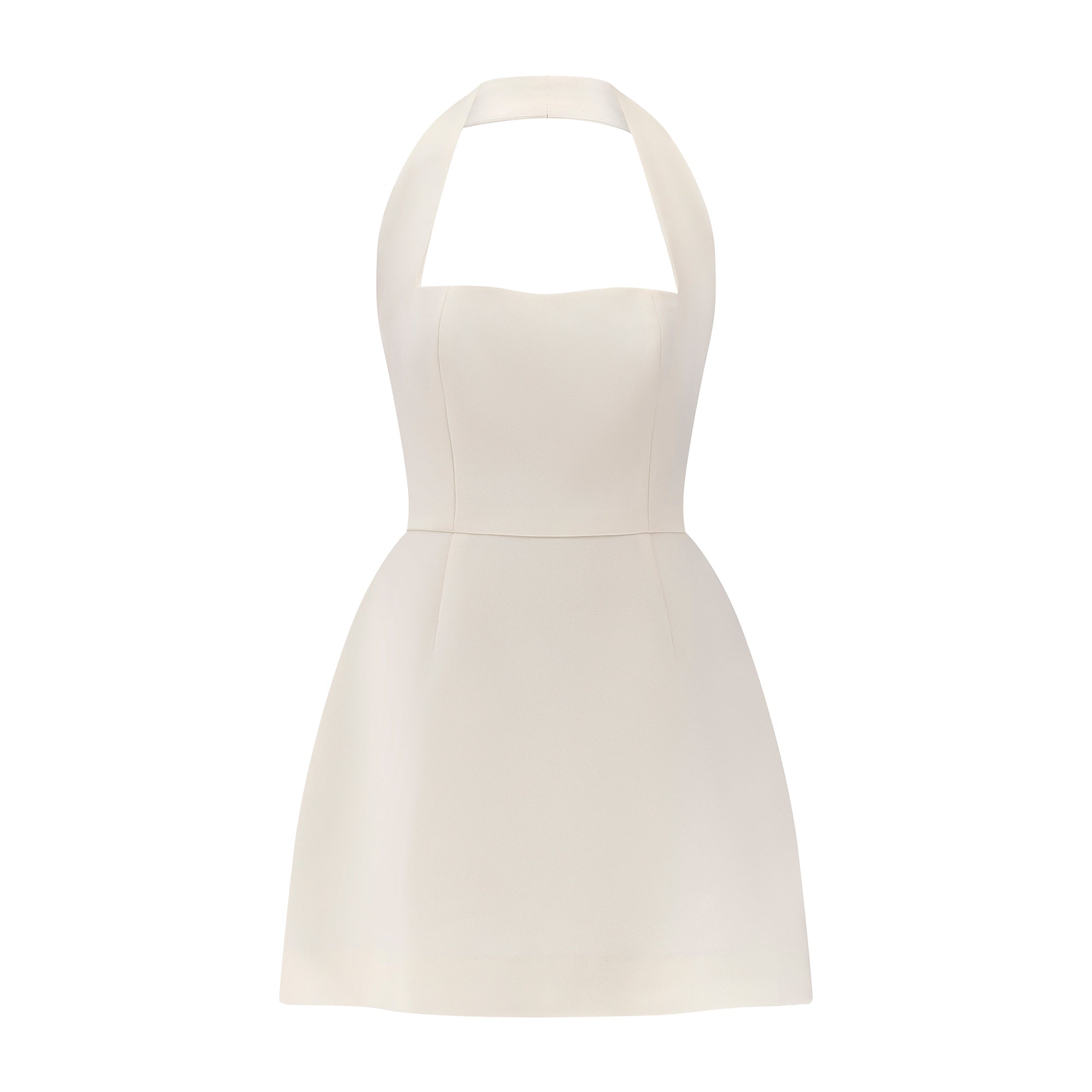 Celestia Structured Mini Dress | White - Celestial Couture