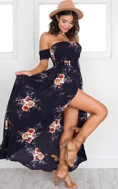 Sexy Floral Beach Summer Dress - Celestial Couture