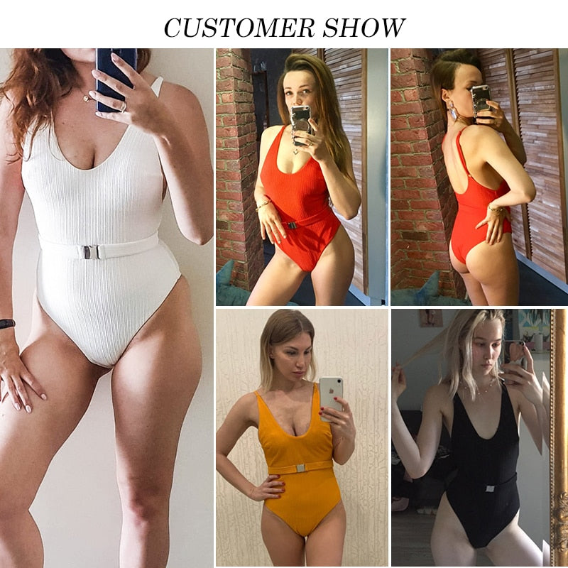 Buckled One Piece Swimsuit - Multiple colours &amp; styles