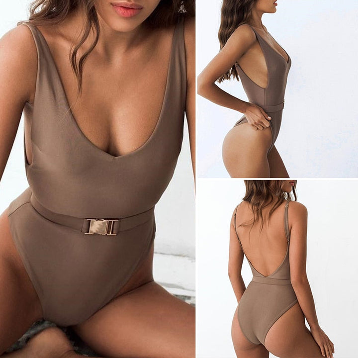Buckled One Piece Swimsuit - Multiple colours &amp; styles