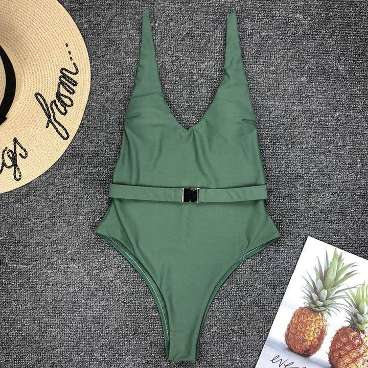 Buckled One Piece Swimsuit - Multiple colours &amp; styles