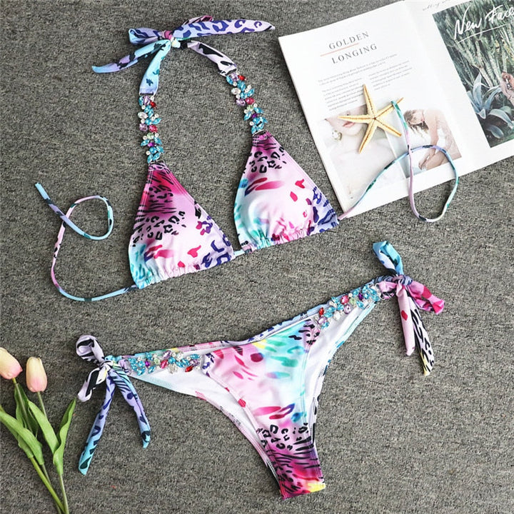 Triangle Boho Glamour Bikini&