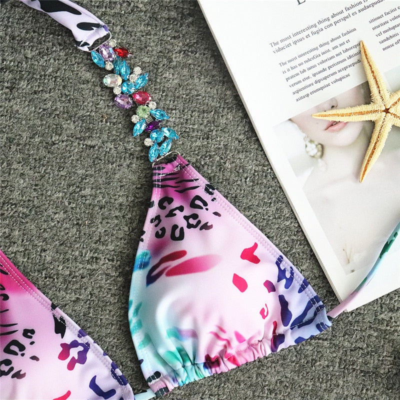 Triangle Boho Glamour Bikini&