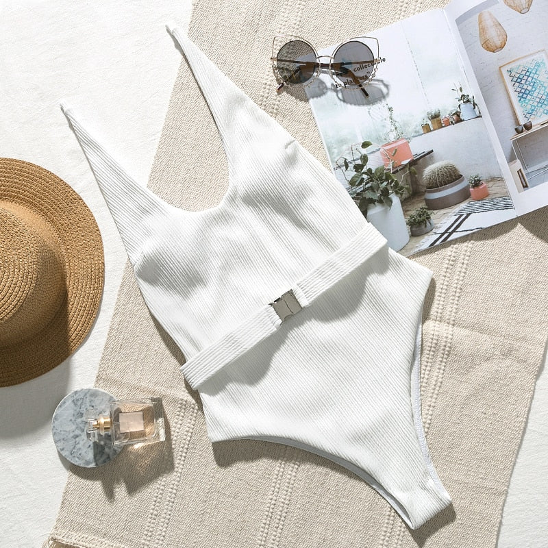 Buckled One Piece Swimsuit - Multiple colours &amp; styles