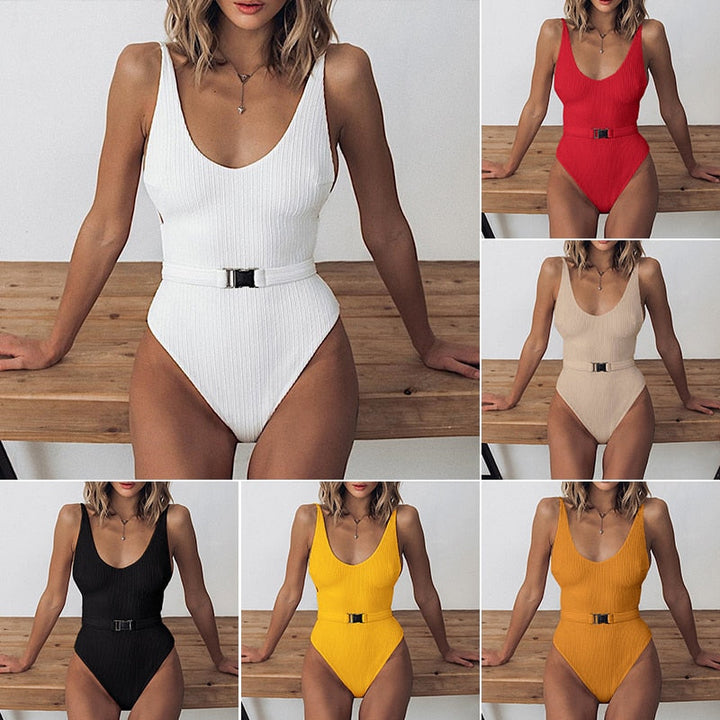 Buckled One Piece Swimsuit - Multiple colours &amp; styles