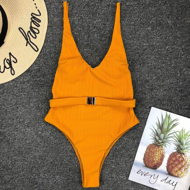 Buckled One Piece Swimsuit - Multiple colours &amp; styles