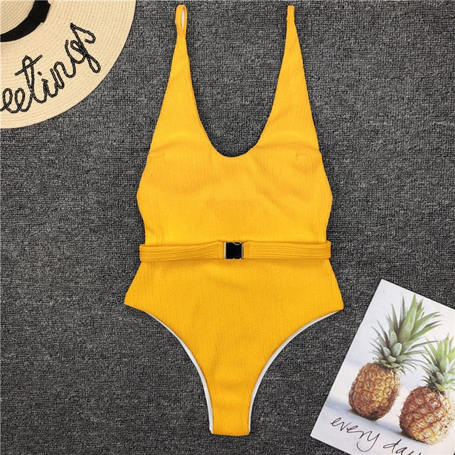 Buckled One Piece Swimsuit - Multiple colours &amp; styles