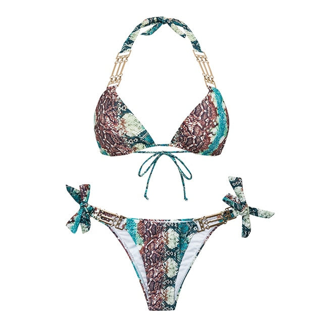 Triangle Boho Glamour Bikini&