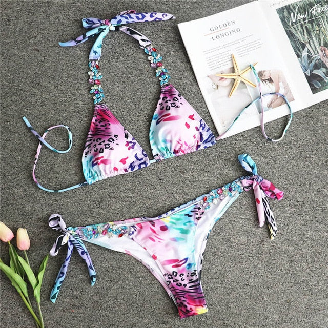 Triangle Boho Glamour Bikini&