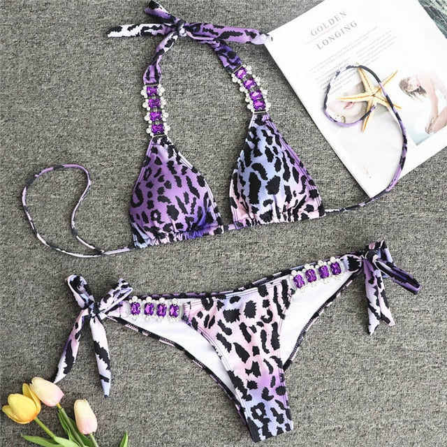Triangle Boho Glamour Bikini&