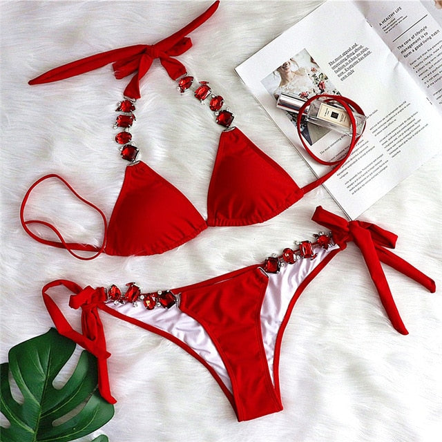 Triangle Boho Glamour Bikini&