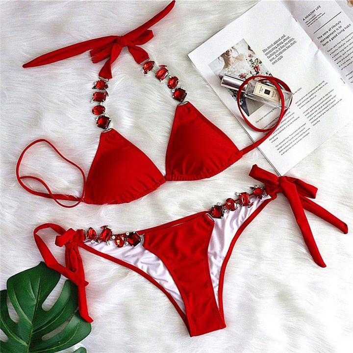 Triangle Boho Glamour Bikini&