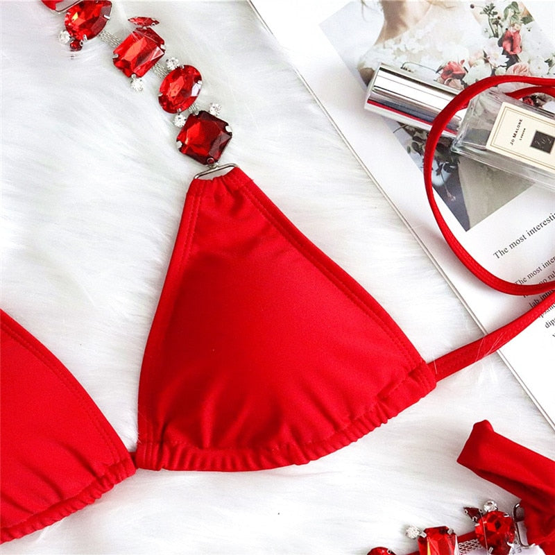 Triangle Boho Glamour Bikini&