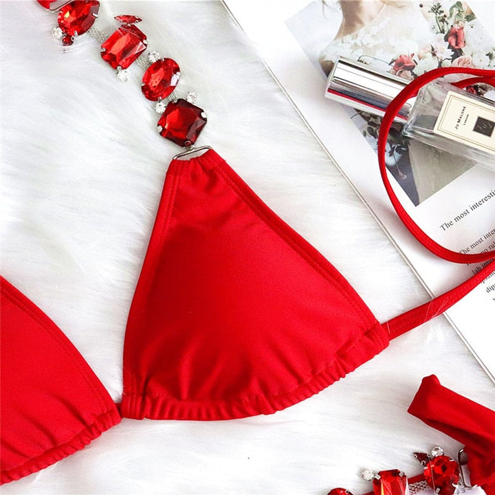 Triangle Boho Glamour Bikini&