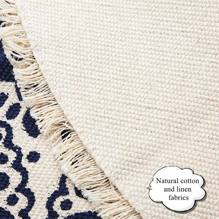 Boho Style Tassel Beach Rug
