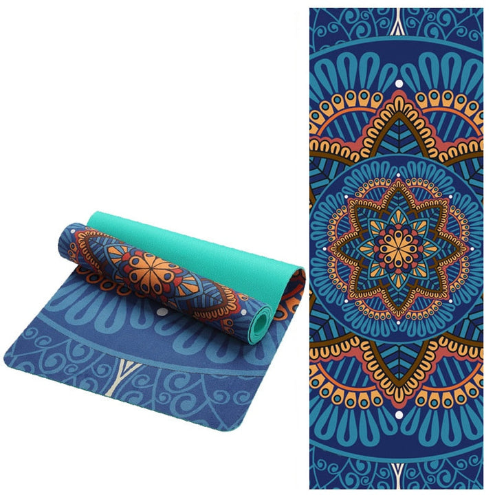 Tappetino Boho Yoga - Pelle scamosciata 6 mm