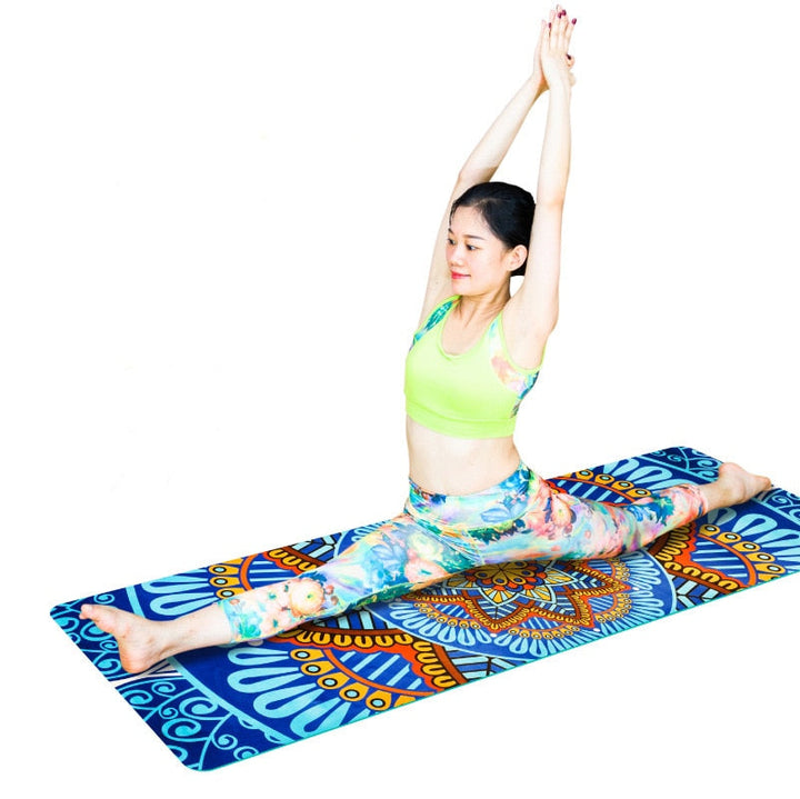 Tappetino Boho Yoga - Pelle scamosciata 6 mm