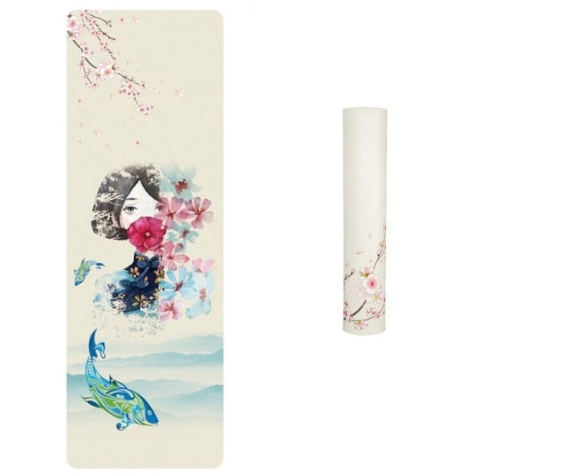 Tappetino Boho Yoga - Pelle scamosciata 6 mm