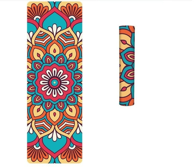 Tappetino Boho Yoga - Pelle scamosciata 6 mm
