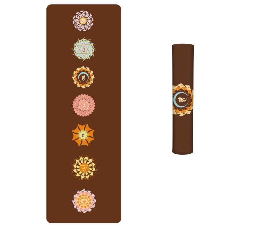Tappetino Boho Yoga - Pelle scamosciata 6 mm