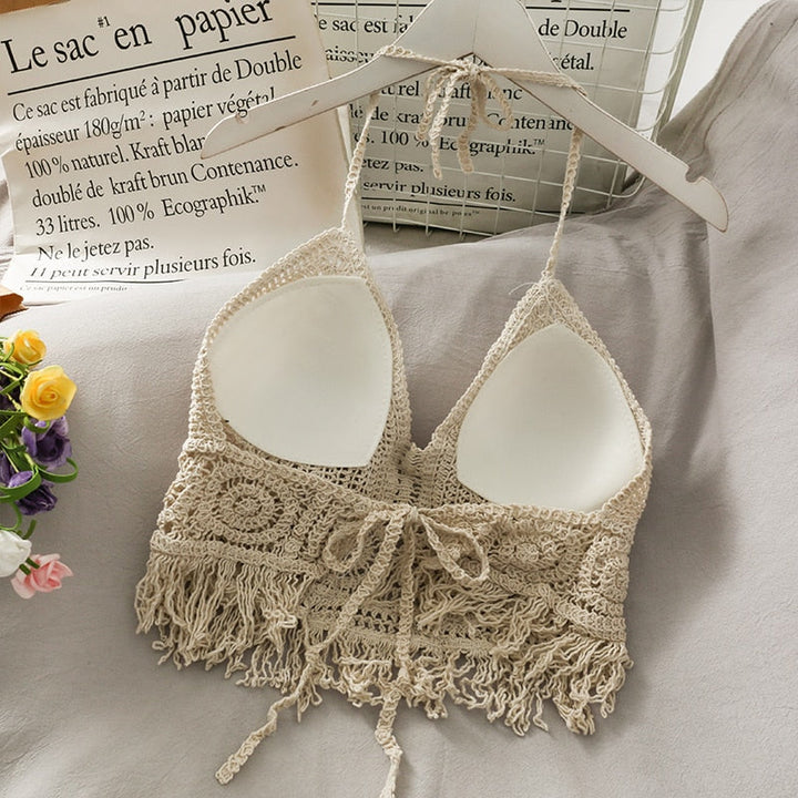 Boho Tassle Crop Top
