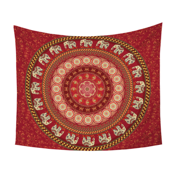 Indie Tapestry Beach Rug/ Yoga Mat / Decor - Red, Blue or white