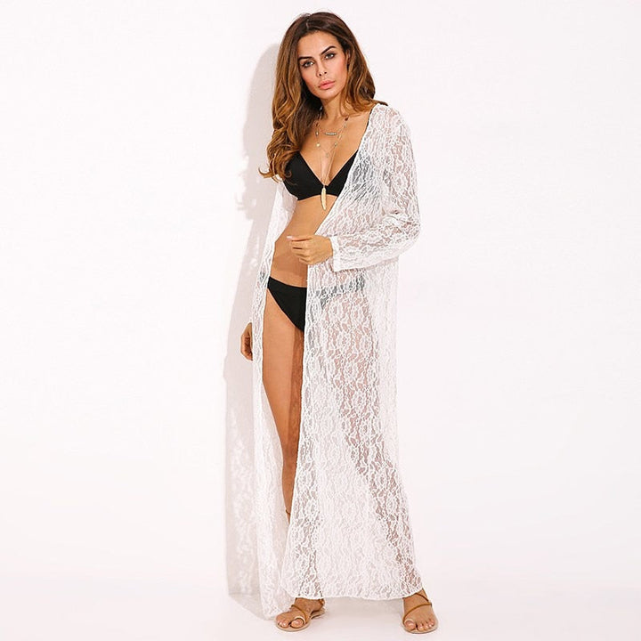 White Lace kimono Cardigan