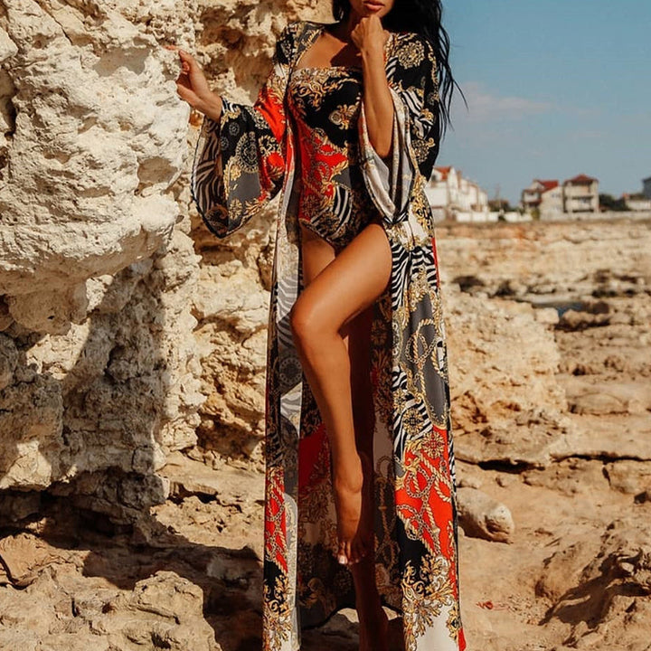 Swimsuit Cover up Tunic with matching swimsuit