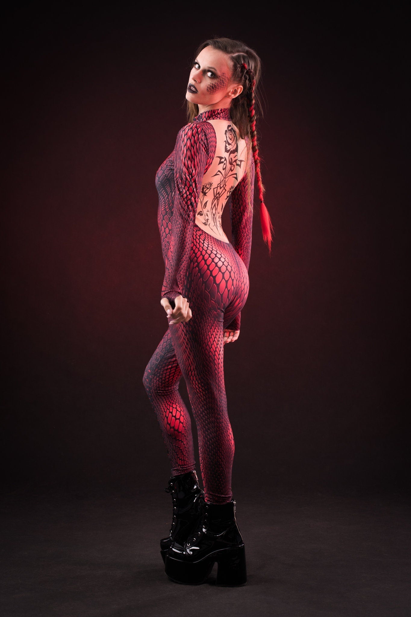 RED MAMBA Costume for Women