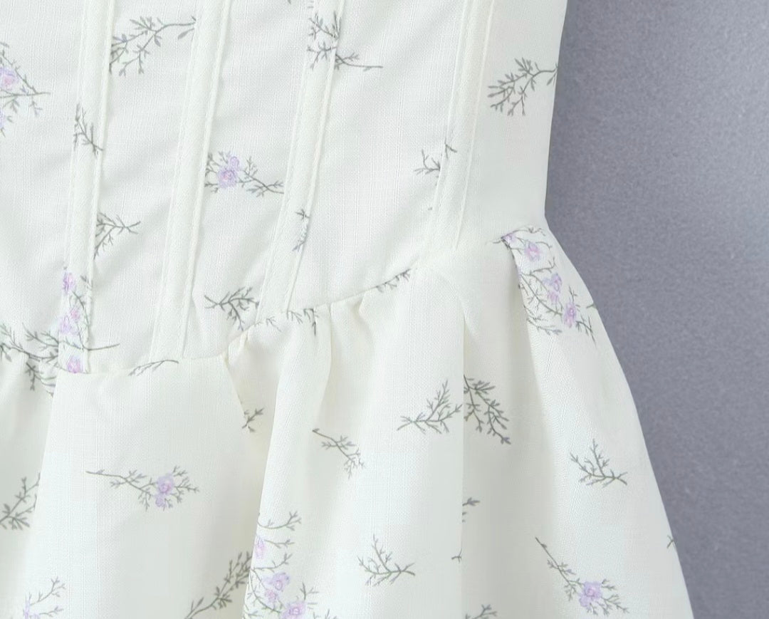 Ayella Floral Dress - Celestia Couture