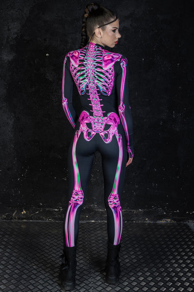 Rosy Skeleton Costume