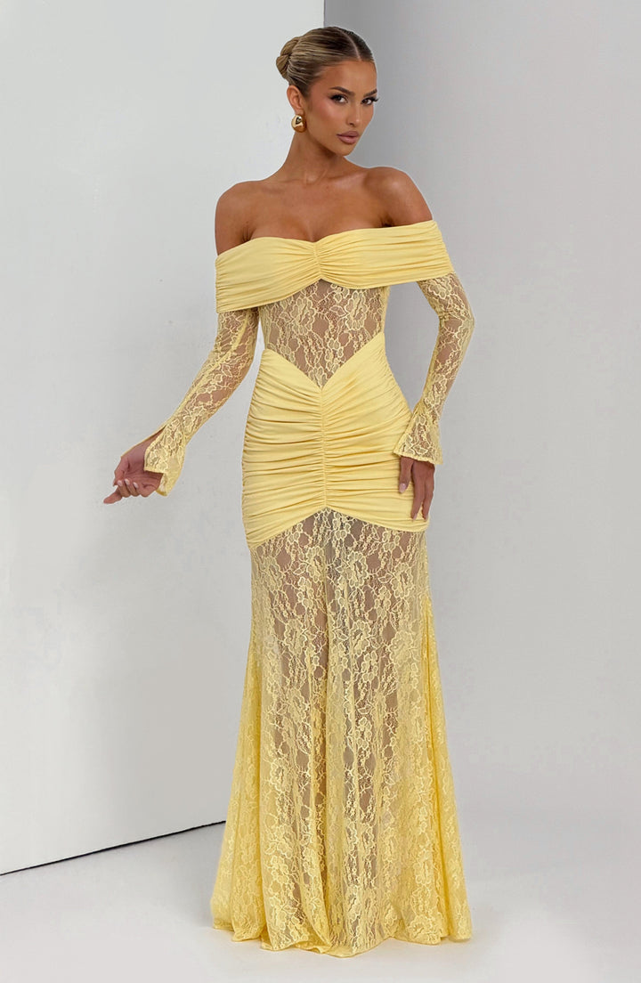 Sauline Maxi Dress - Celestia Couture