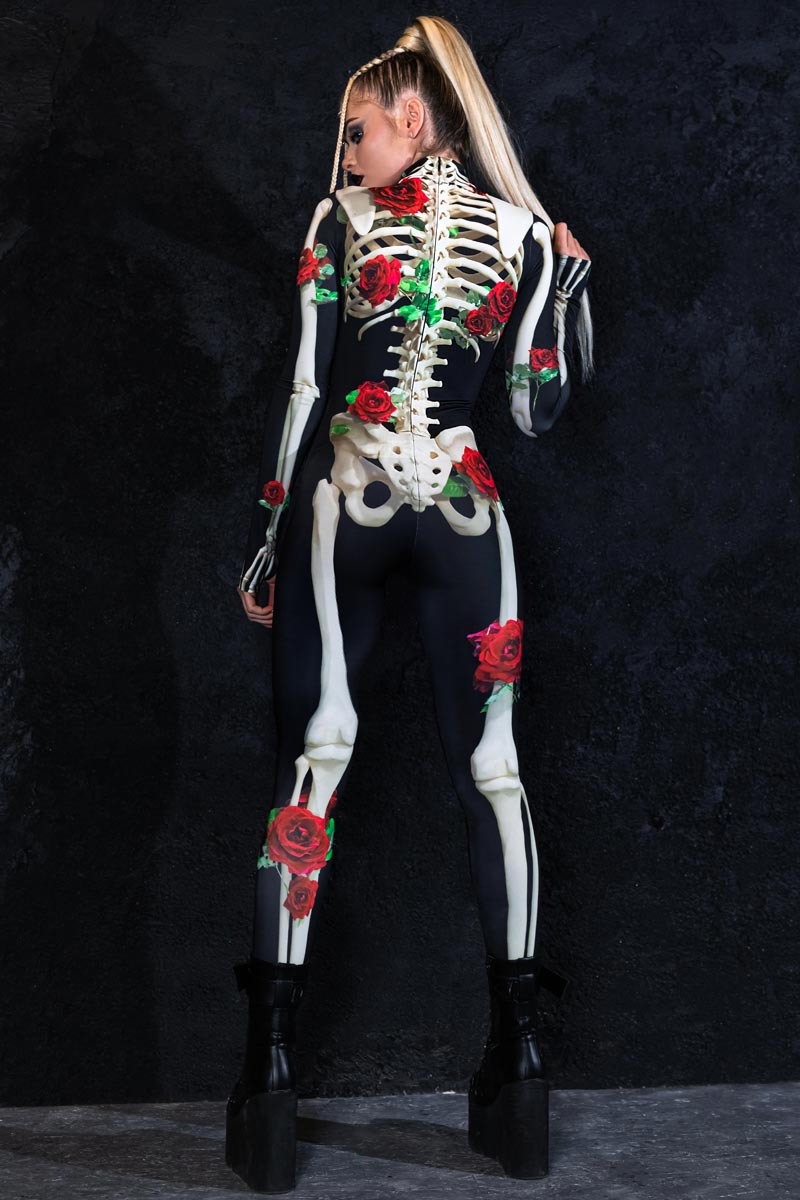 Skeleton & Roses Costume
