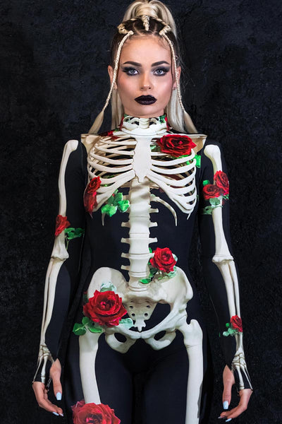 Skeleton & Roses Costume