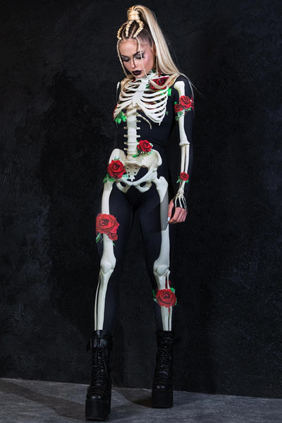 Skeleton & Roses Costume