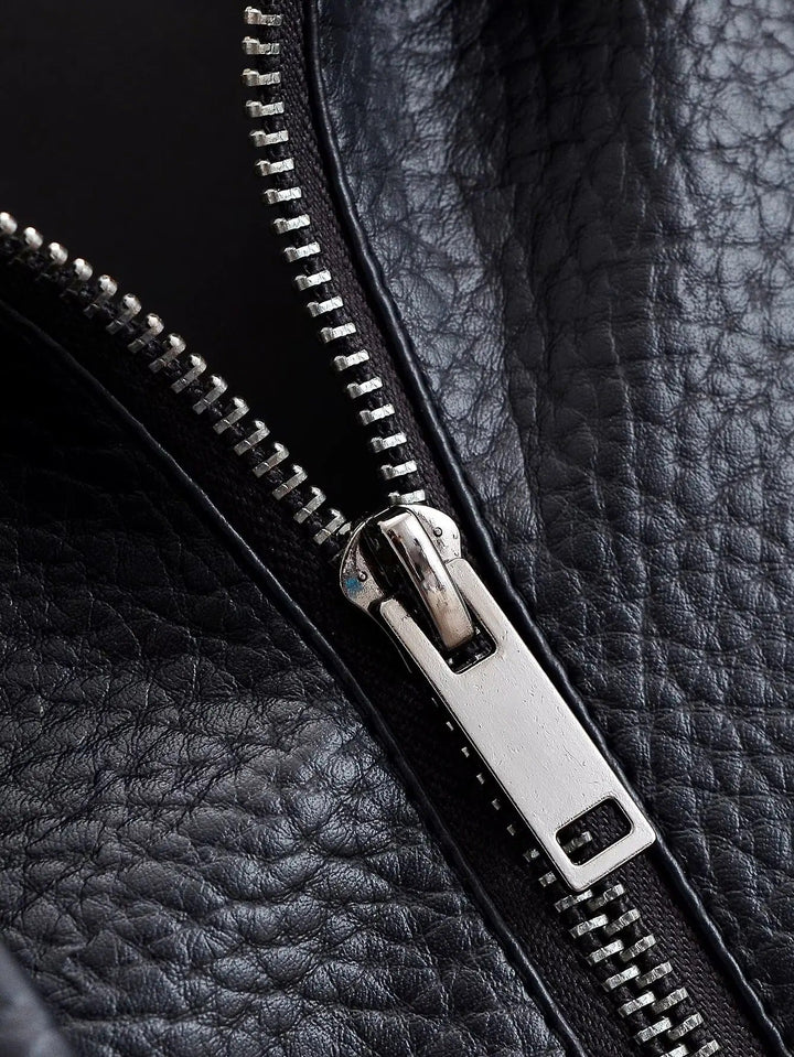 Carla Asymmetrical Leather Jacket