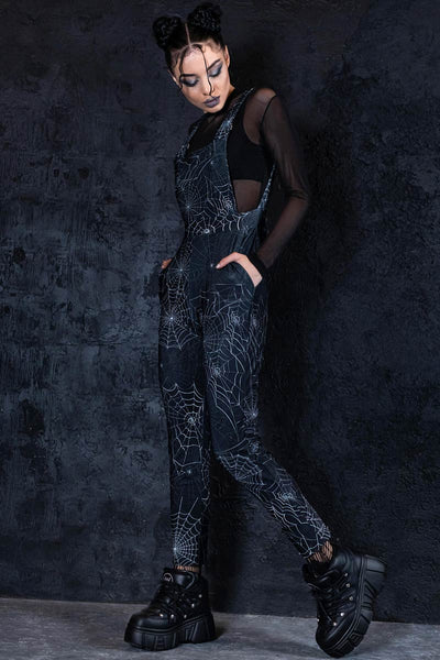 Spider Web Overalls