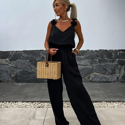 Hot Sale🔥Gold Coast Women's Sleeveless Wide Leg Jumpsuit