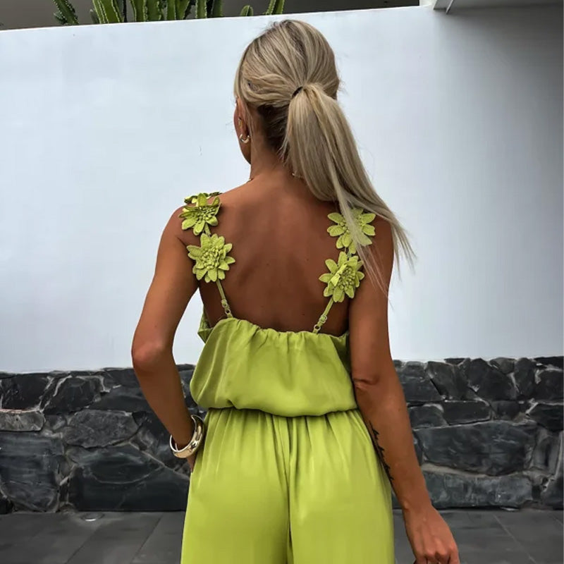 Hot Sale🔥Gold Coast Women's Sleeveless Wide Leg Jumpsuit