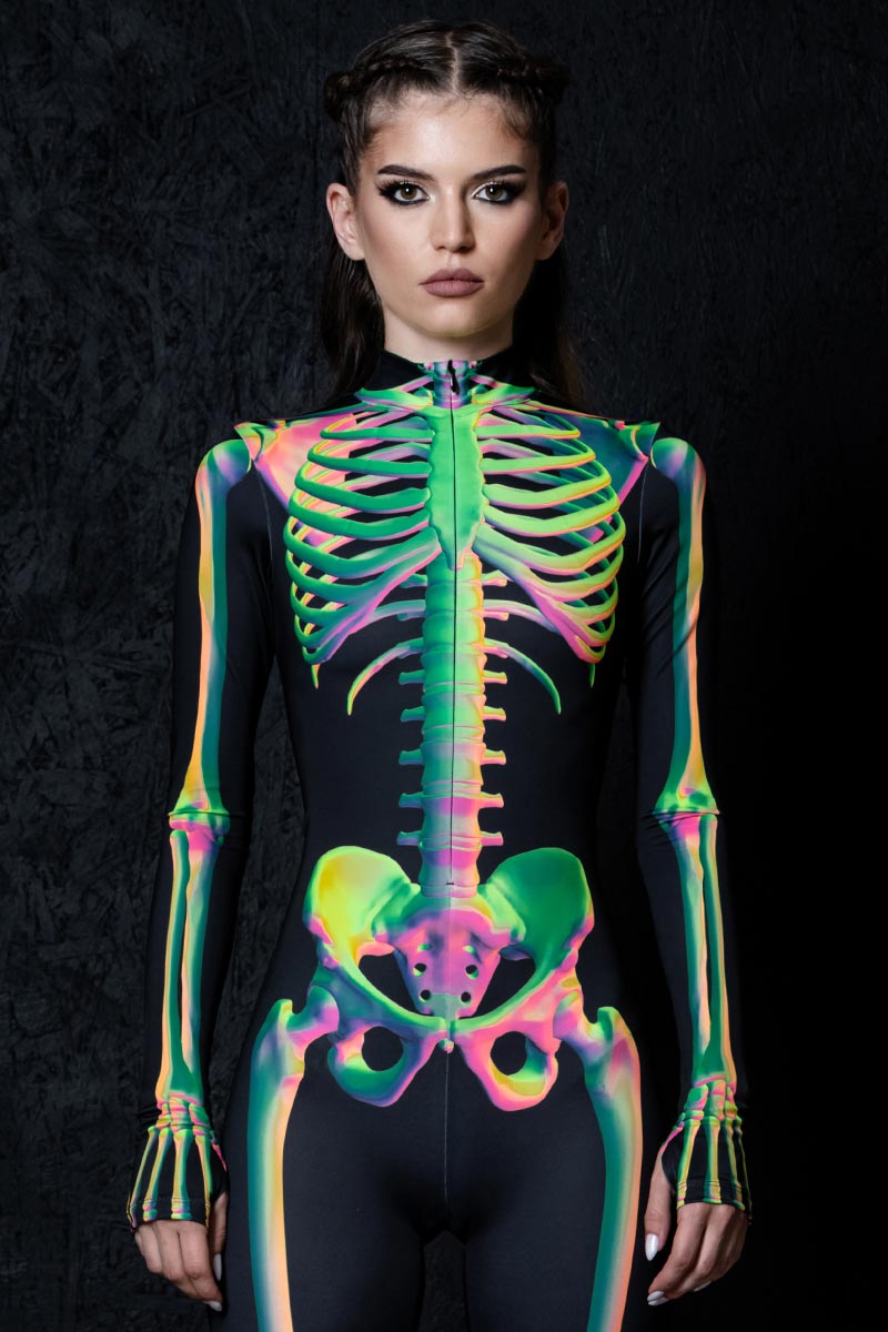 Toxic Skeleton Costume